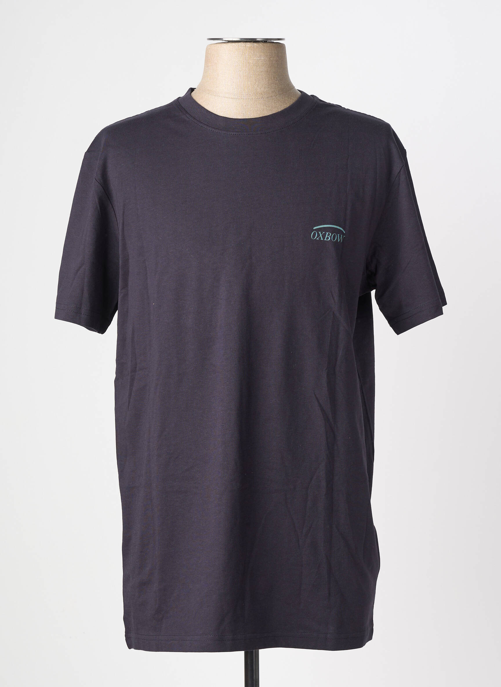 Tricou elasticitate mâneci scurte albastru OXBOW bărbat