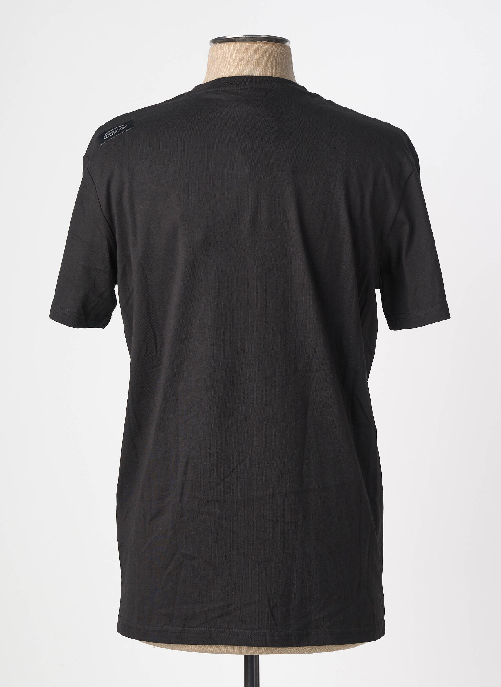 Tricou elasticitate mâneci scurte negru OXBOW bărbat