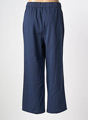 Pantalon drept țesătură poplin mărime normală albastru MOLLY BRACKEN femeie