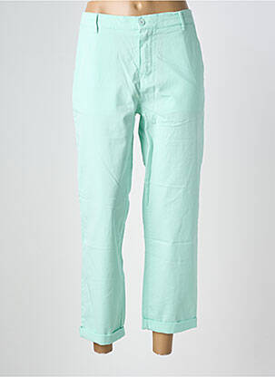 Pantalon 7/8 elasticitate mărime normală verde HAPPY femeie