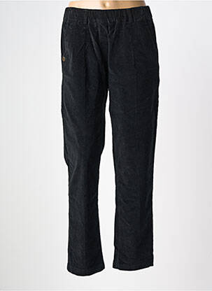 Pantalon drept talie elastică mărime normală negru PAKO LITTO femeie