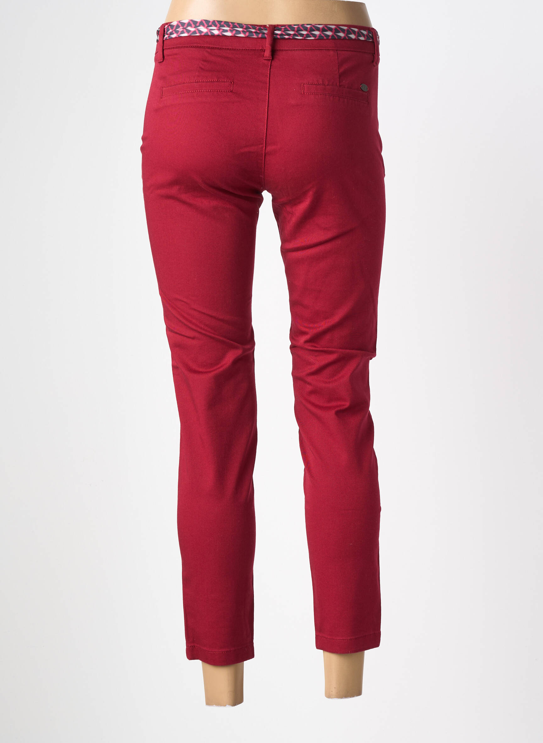 Pantalon 7/8 elasticitate mărime normală roșu FREEMAN T.PORTER femeie