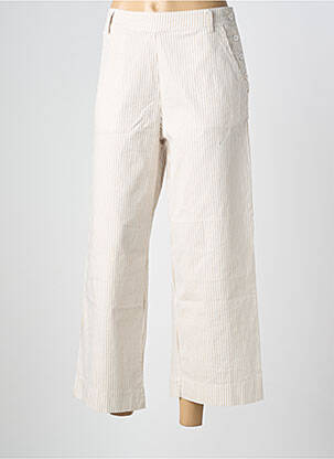 Pantalon drept elasticitate mărime normală bej PAKO LITTO femeie
