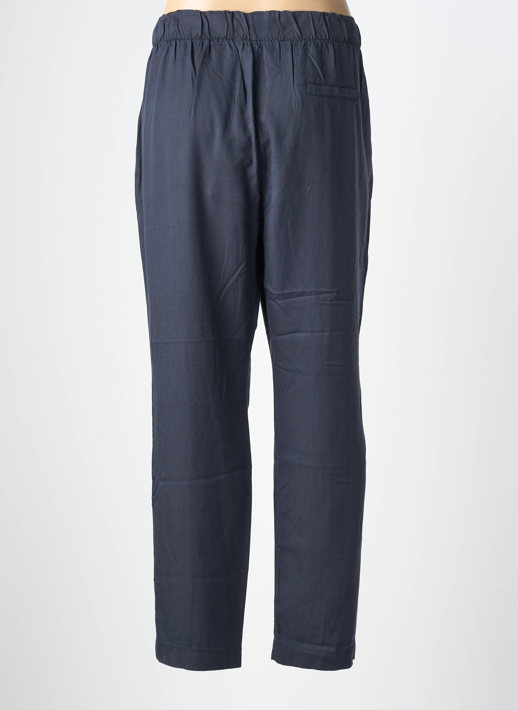 Pantalon slim talie elastică mărime normală albastru LA FÉE ATELIER BY LA FÉE MARABOUTÉE femeie