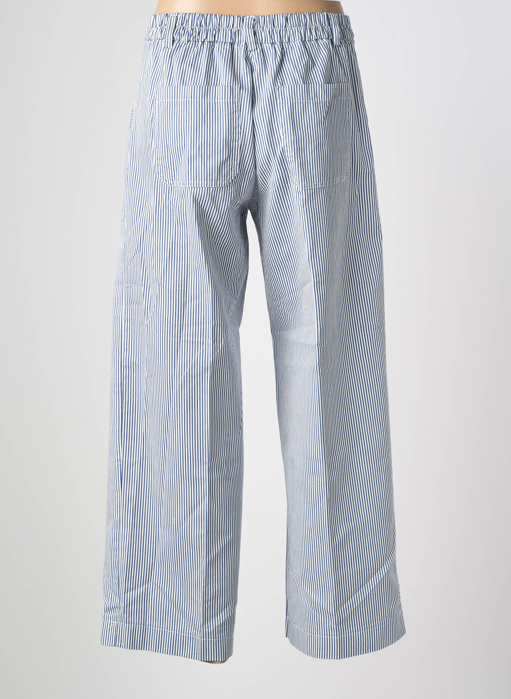 Pantalon drept elasticitate mărime normală albastru PAKO LITTO femeie