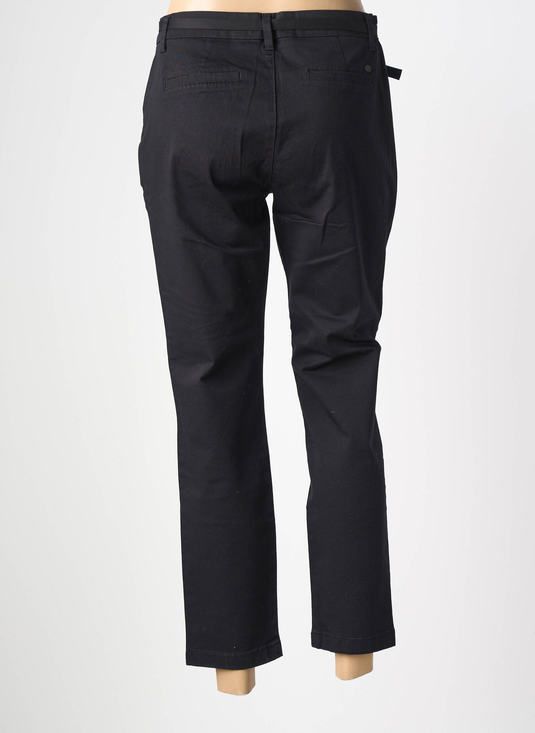 Pantalon 7/8 talie cu cleme mărime normală negru FREEMAN T.PORTER femeie