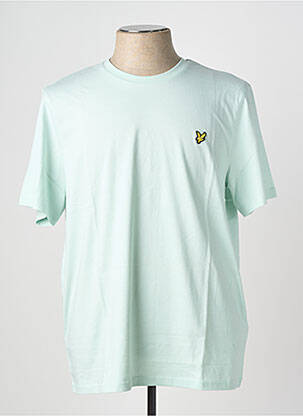 Tricou broderie mâneci scurte albastru LYLE & SCOTT bărbat