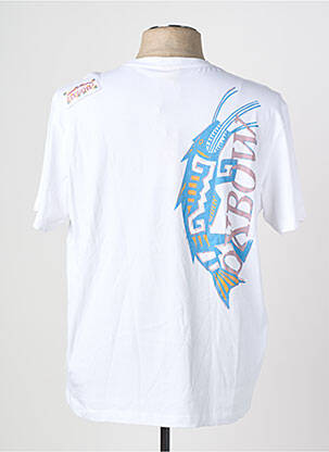 Tricou croială dreaptă mâneci scurte alb OXBOW bărbat