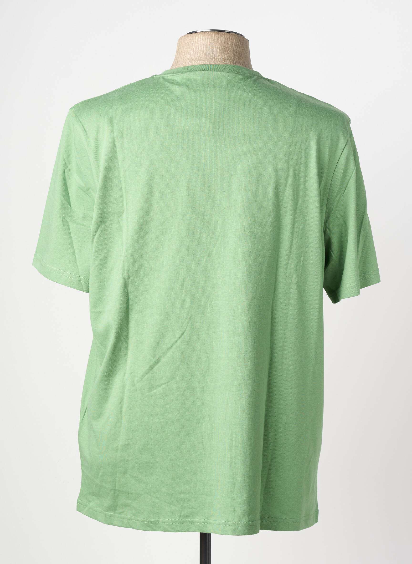 Tricou broderie mâneci scurte verde LYLE & SCOTT bărbat