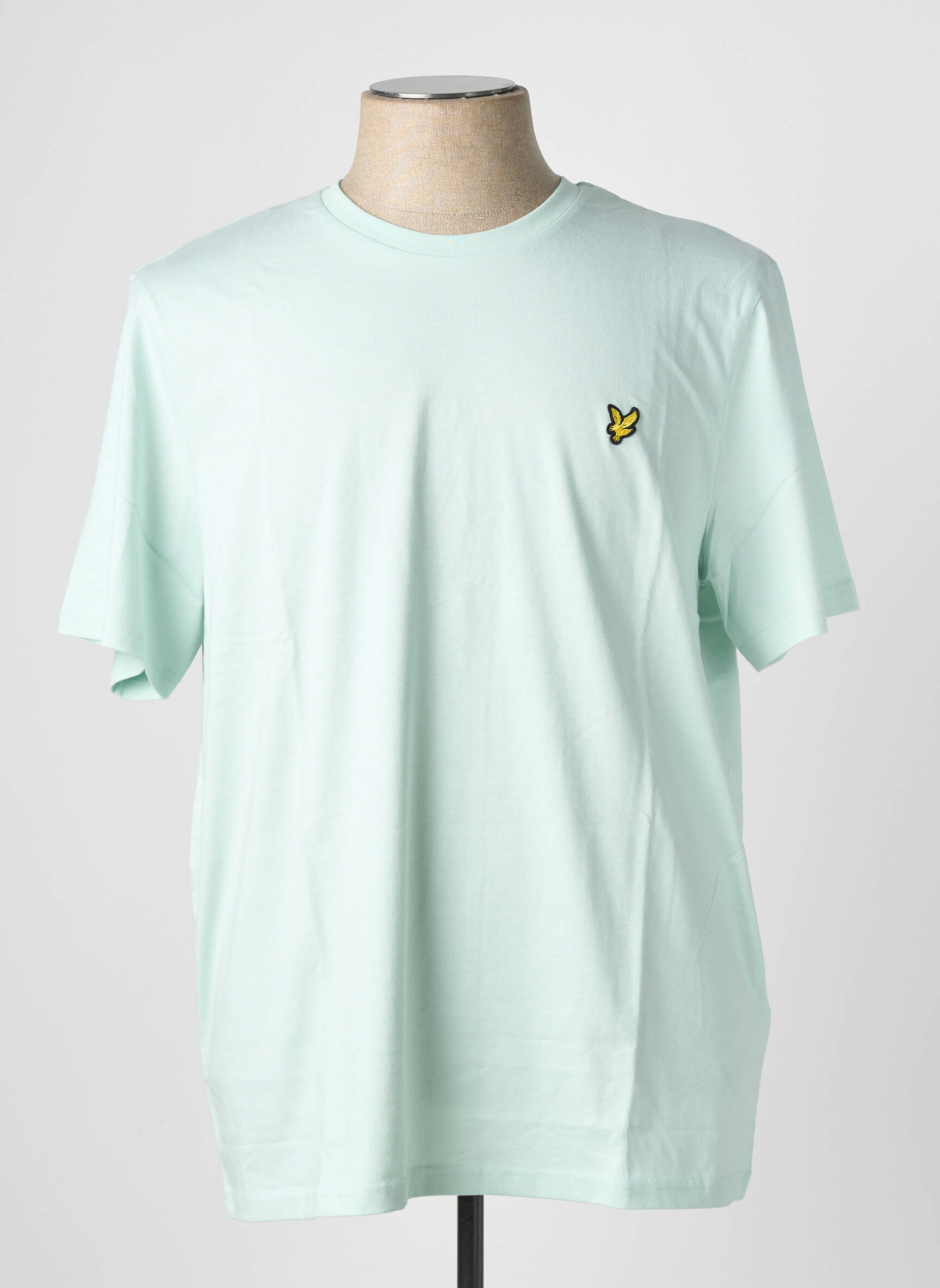 Tricou broderie mâneci scurte albastru LYLE & SCOTT bărbat