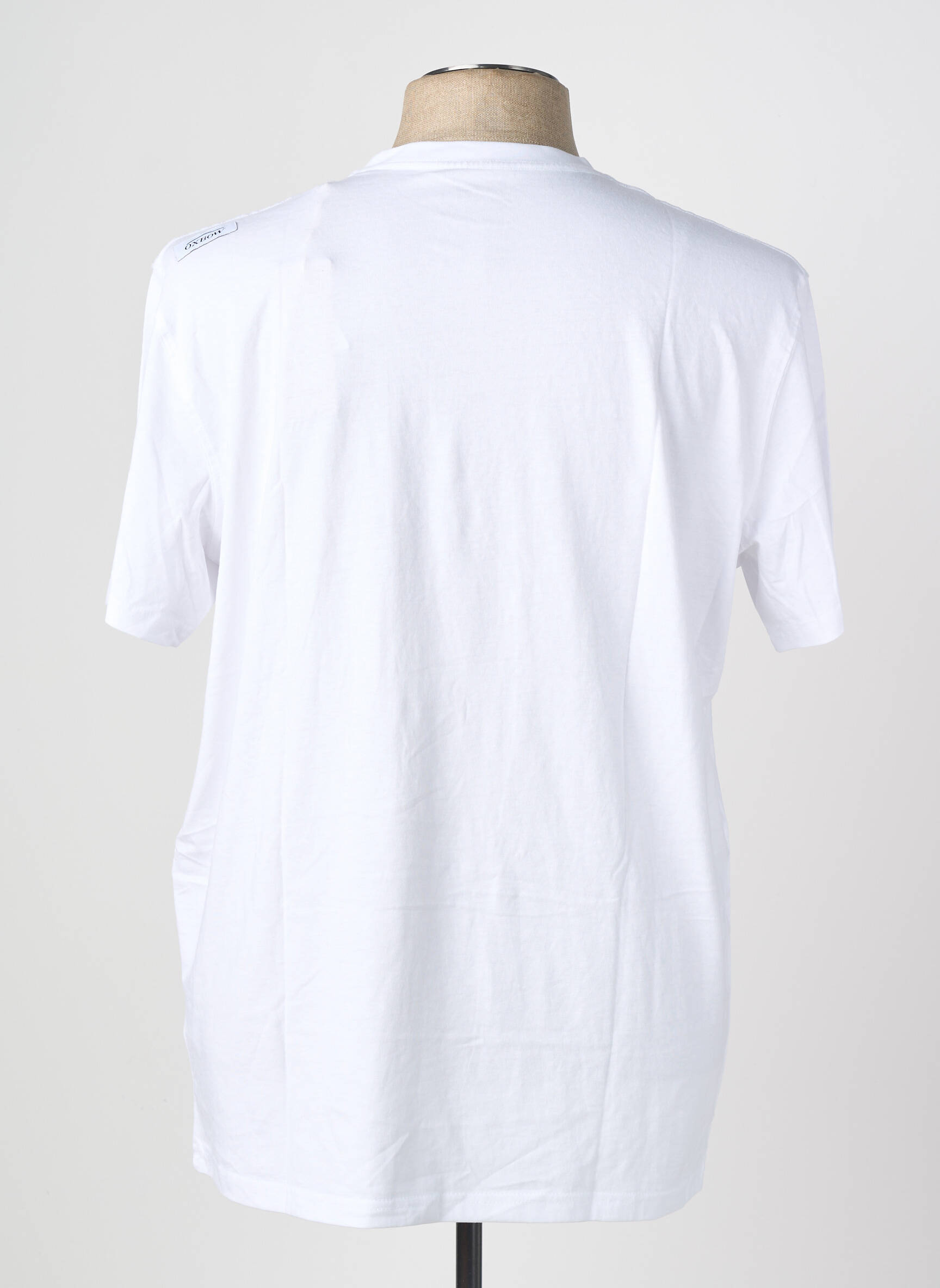 Tricou broderie mâneci scurte alb OXBOW bărbat