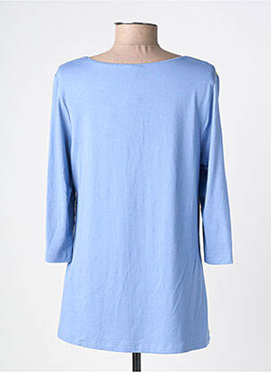 Tricou mâneci 3/4 mâneci 3/4 albastru BARBARA LEBEK femeie