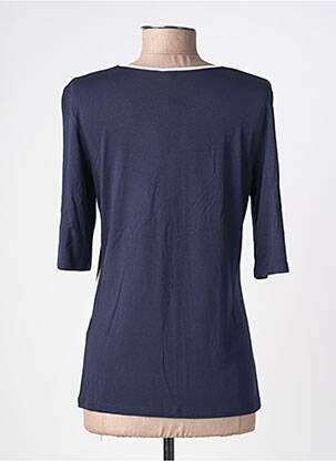 Tricou elasticitate mâneci scurte albastru BARBARA LEBEK femeie
