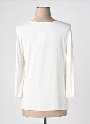 Tricou mâneci 3/4 mâneci 3/4 alb BARBARA LEBEK femeie