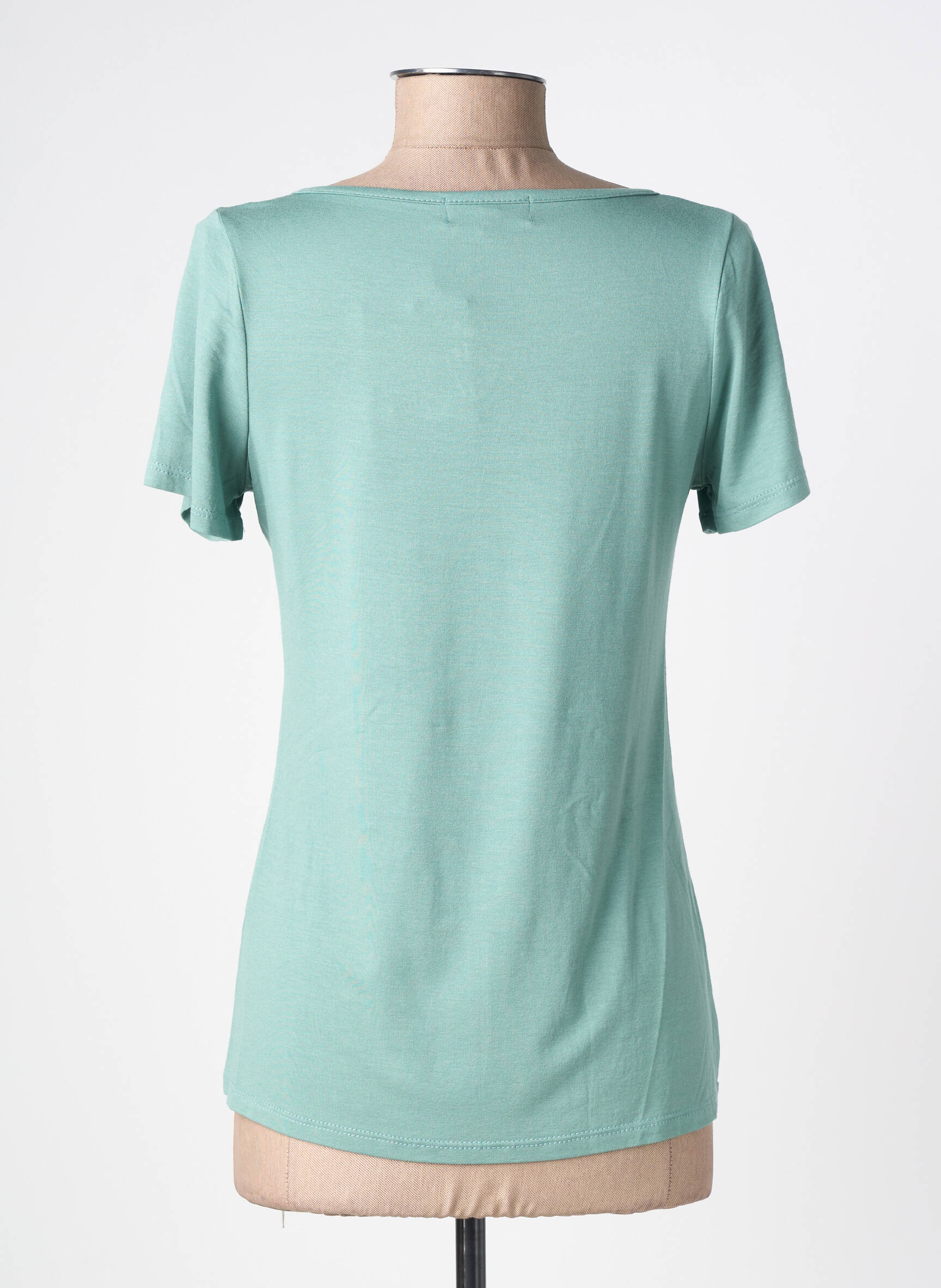 Tricou imprimeu fantezie mâneci scurte verde NURIA VILARDAGA femeie