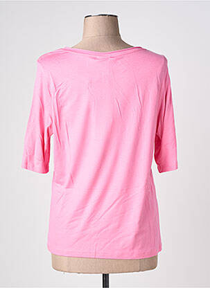 Tricou mâneci 3/4 mâneci 3/4 roz BARBARA LEBEK femeie