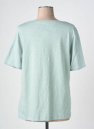 Tricou imprimeu fantezie mâneci scurte verde BARBARA LEBEK femeie