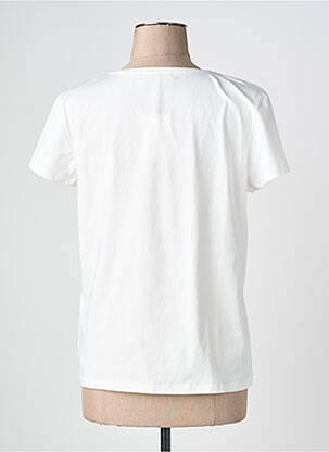 Tricou elasticitate mâneci scurte bej ABRIL femeie