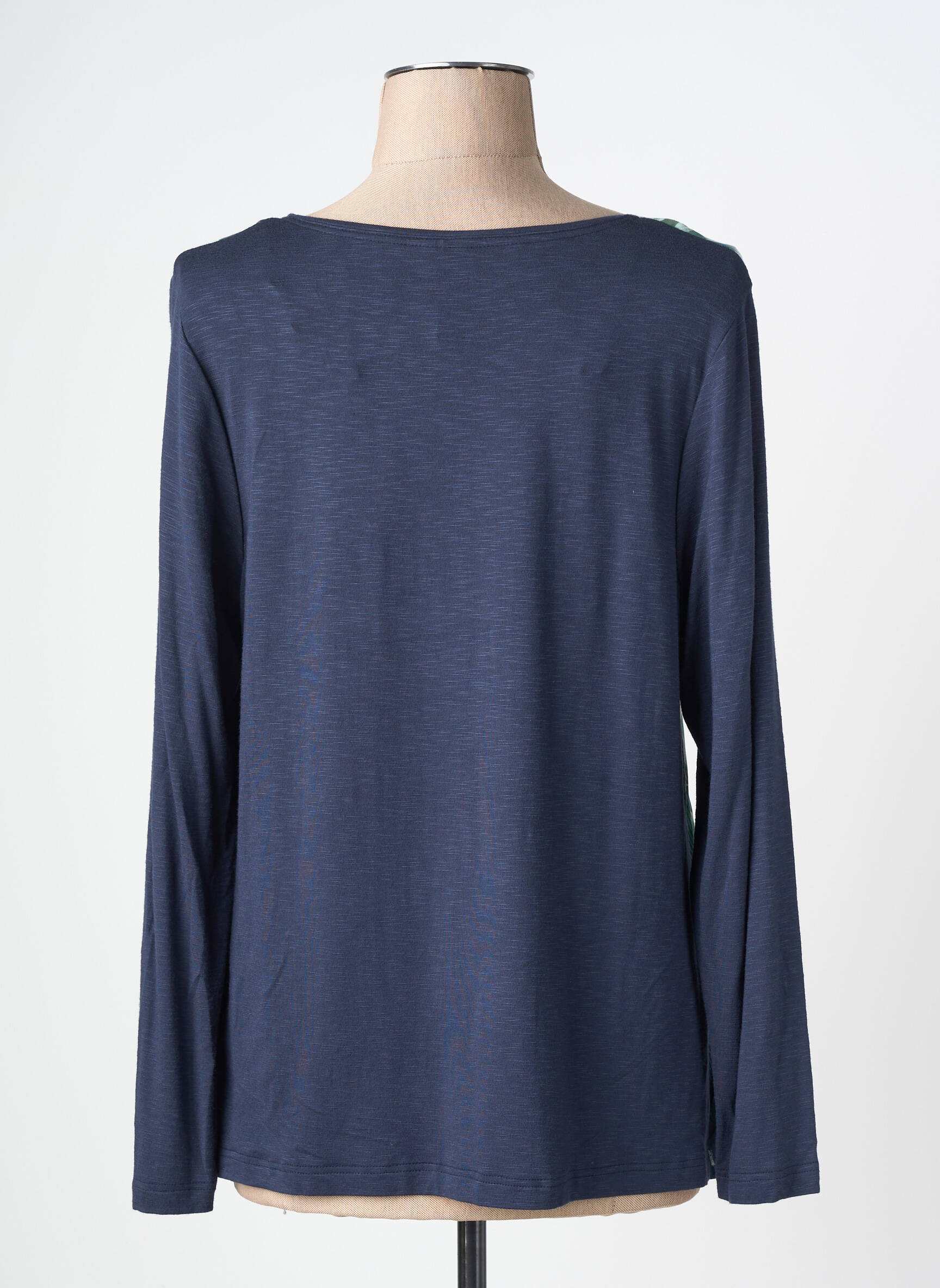 Tricou mâneci lungi mâneci lungi albastru BARBARA LEBEK femeie