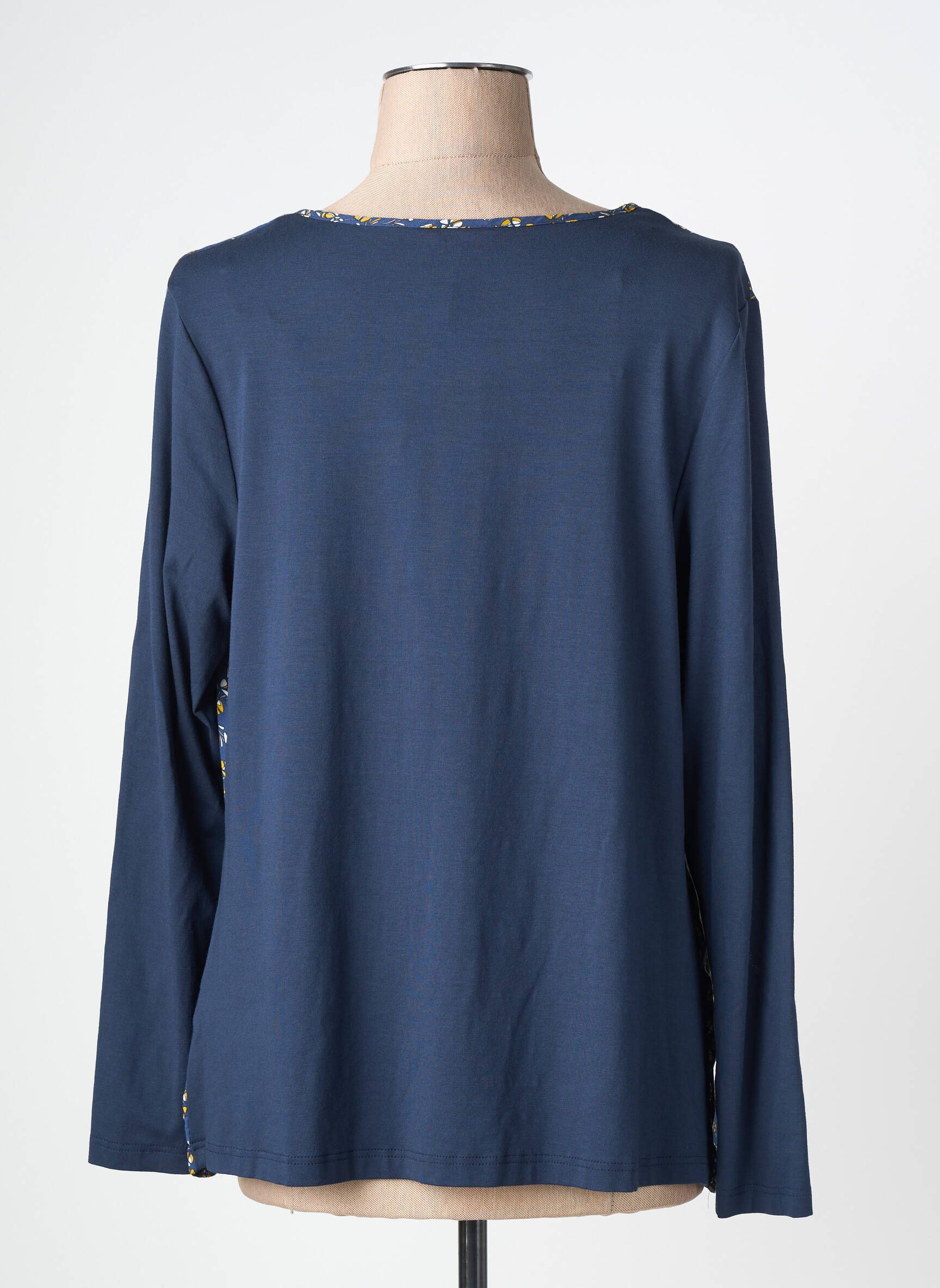 Tricou mâneci lungi mâneci lungi albastru BARBARA LEBEK femeie