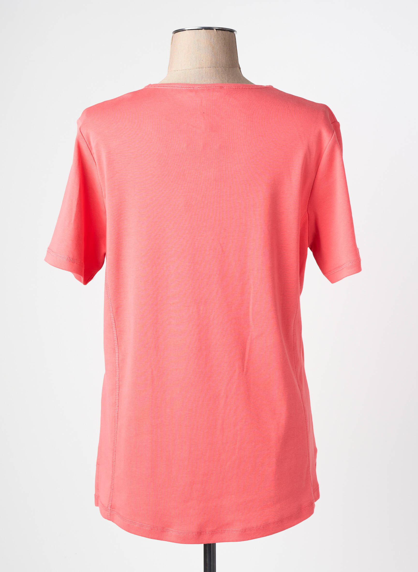 Tricou elasticitate mâneci scurte roz BAGORAZ femeie