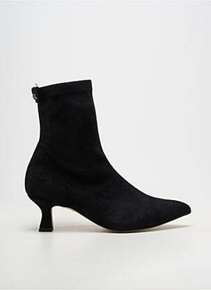 Botine/ghete vârf ascuțit toc de 4 la 6 cm negru PEDRO MIRALLES femeie