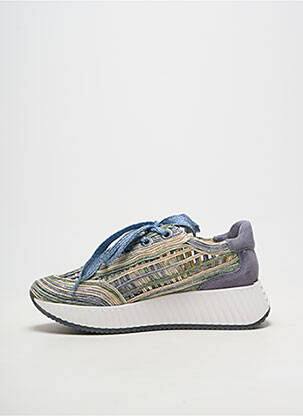 Adidași platformă toc de 4 la 6 cm albastru SOFTWAVES femeie