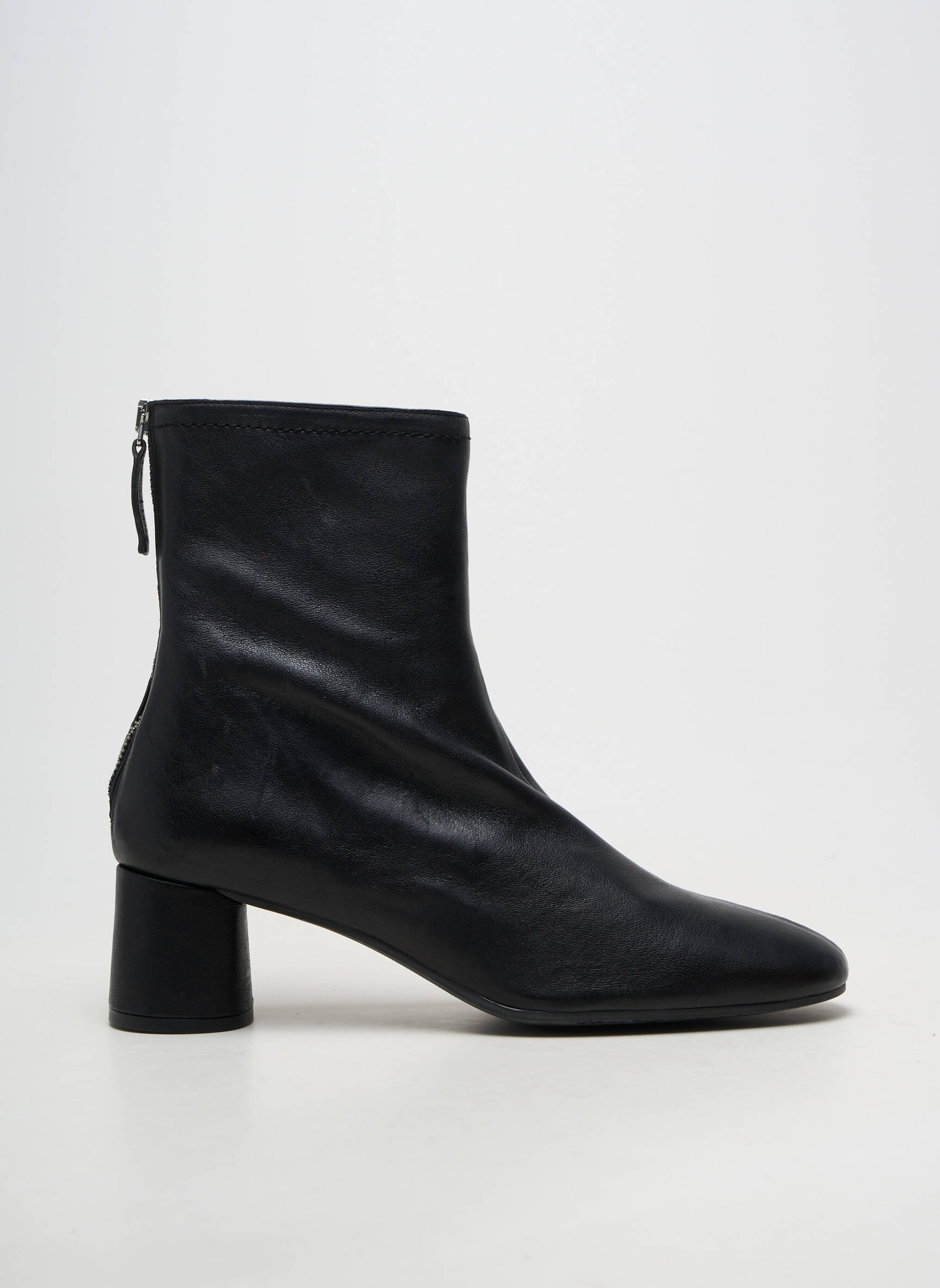Botine/ghete material neted toc de 4 la 6 cm negru PEDRO MIRALLES femeie