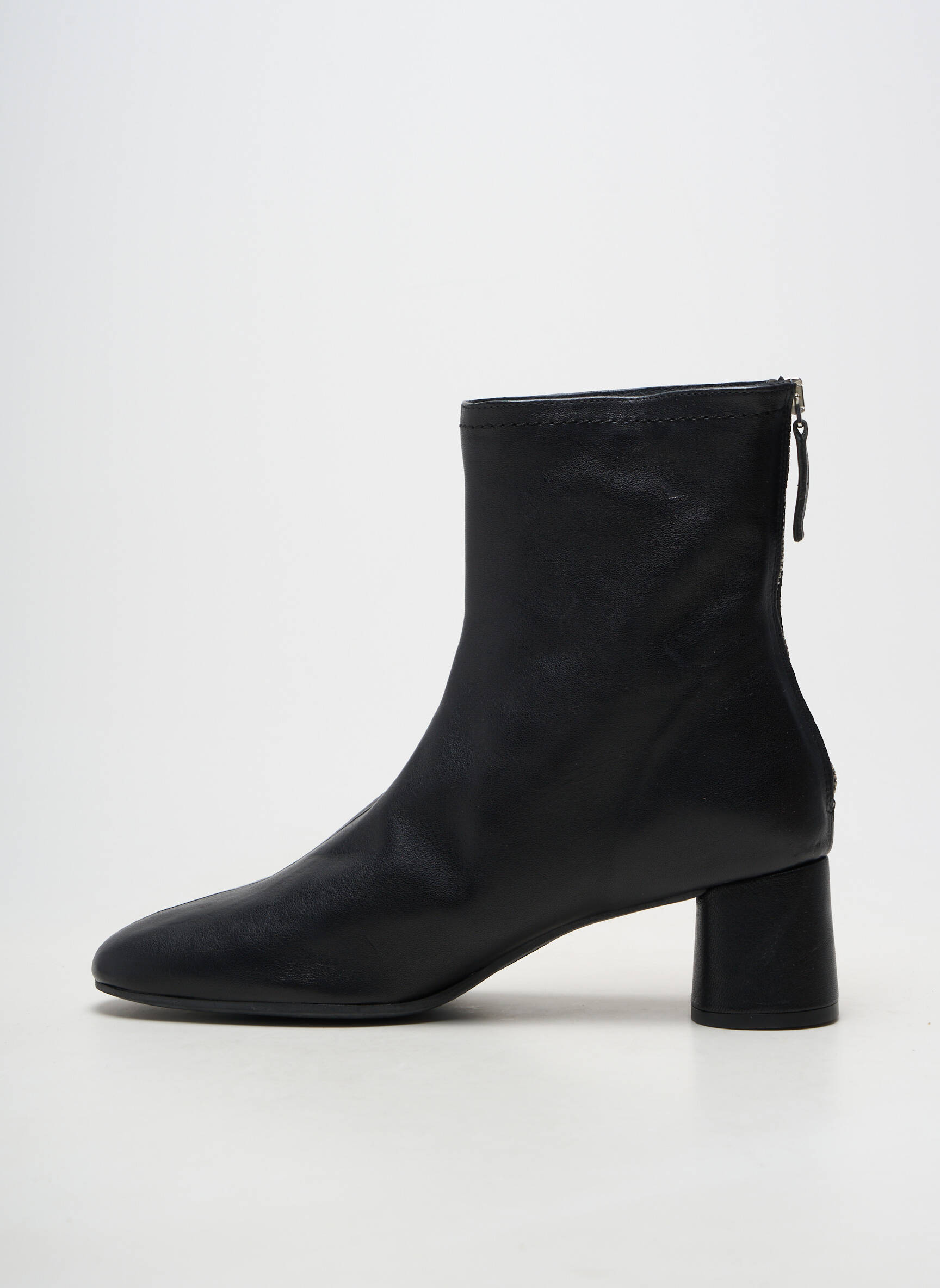 Botine/ghete material neted toc de 4 la 6 cm negru PEDRO MIRALLES femeie
