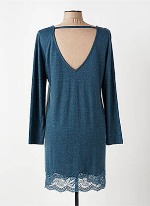 Rochie midi mâneci scurte mâneci scurte albastru LINGADORE femeie