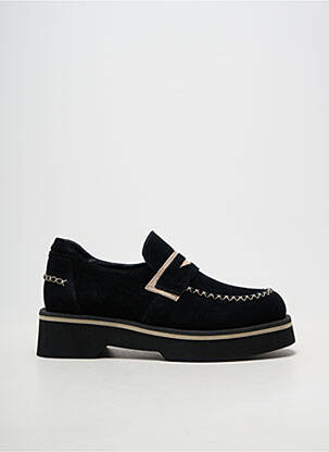 Mocasini vârf rotund toc de 4 la 6 cm negru CASTA femeie