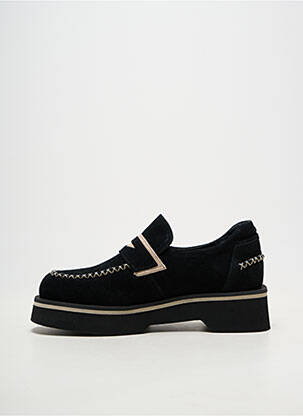 Mocasini vârf rotund toc de 4 la 6 cm negru CASTA femeie