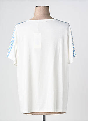 Tricou imprimeu fantezie mâneci scurte albastru MCM femeie