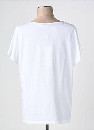 Tricou imprimeu fantezie mâneci scurte alb AGATHE & LOUISE femeie