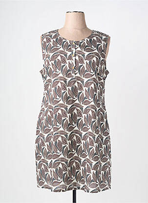 Rochie midi fără mâneci fără mâneci maro AGATHE & LOUISE femeie