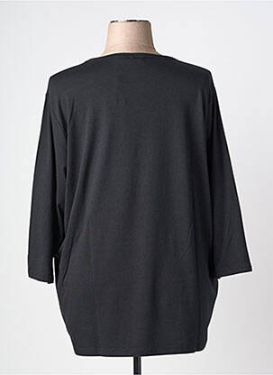 Tricou mâneci 3/4 mâneci 3/4 negru SIGNATURE femeie
