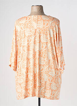 Tricou mâneci 3/4 mâneci 3/4 portocalie CISO femeie