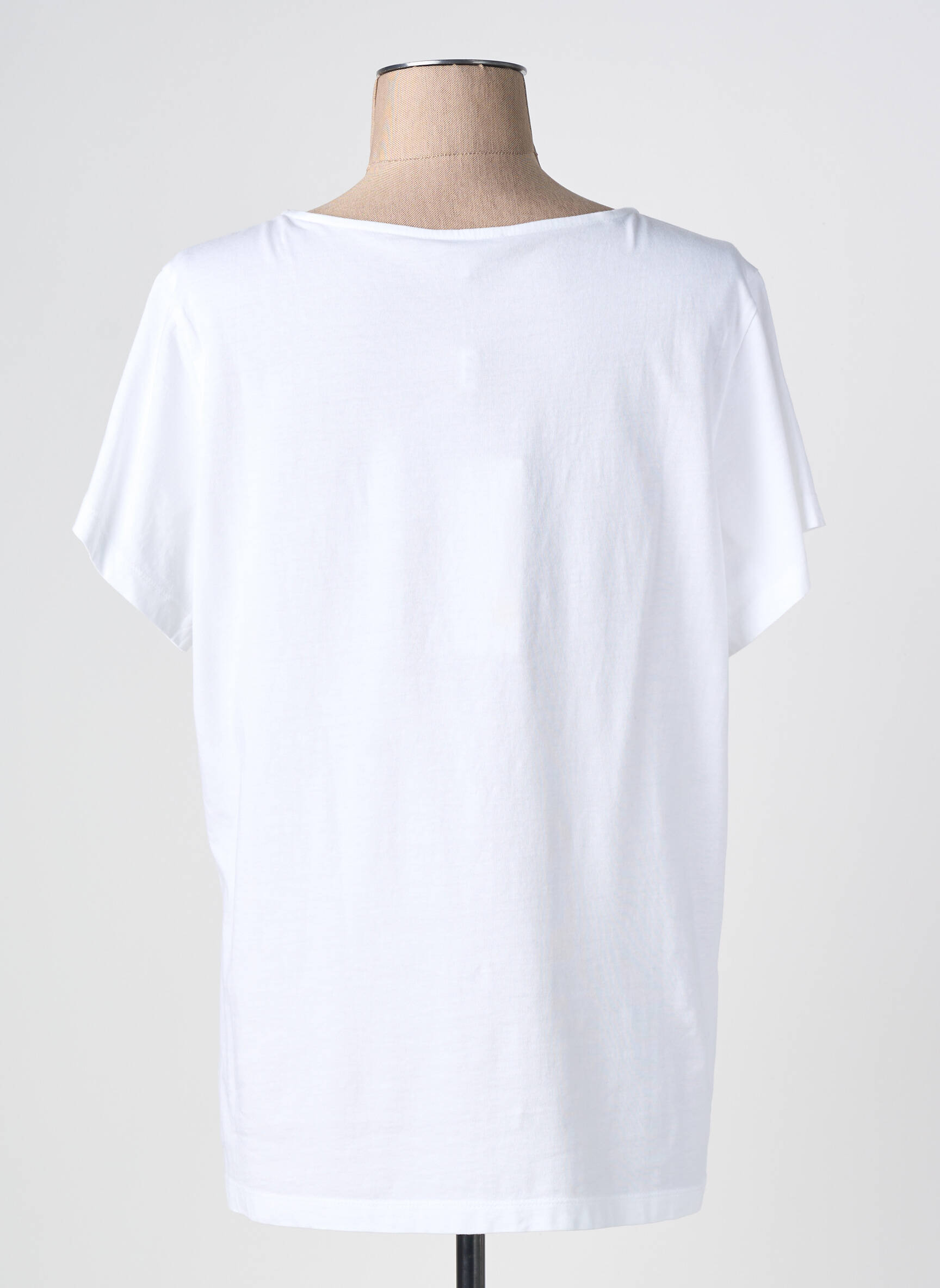 Tricou imprimeu fantezie mâneci scurte alb AGATHE & LOUISE femeie