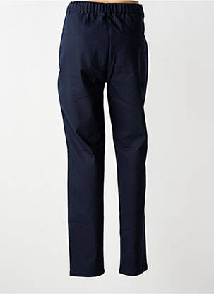Pantalon slim talie elastică mărime normală albastru SIGNATURE femeie