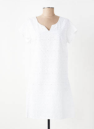 Rochie scurtă mâneci scurte mâneci scurte alb AGATHE & LOUISE femeie