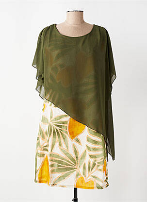 Rochie scurtă fără mâneci fără mâneci verde A.C.B BY J.E CREATION femeie
