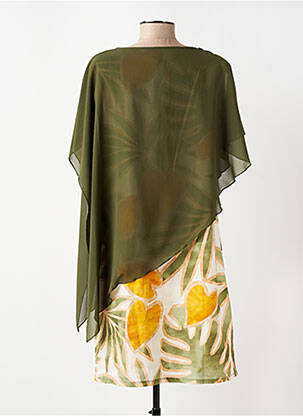 Rochie scurtă fără mâneci fără mâneci verde A.C.B BY J.E CREATION femeie