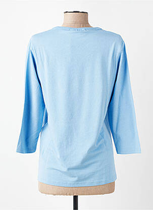 Tricou mâneci 3/4 mâneci 3/4 albastru SIGNATURE femeie