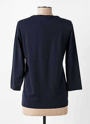 Tricou mâneci 3/4 mâneci 3/4 albastru închis SIGNATURE femeie