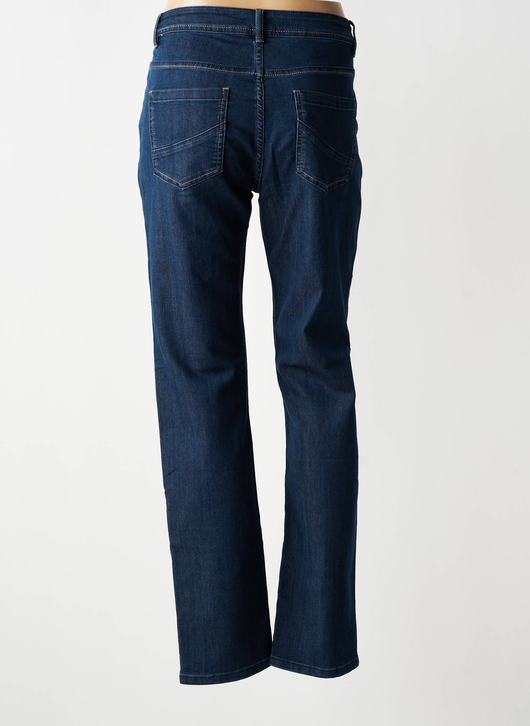 Pantalon drept elasticitate mărime normală albastru KANOPE femeie