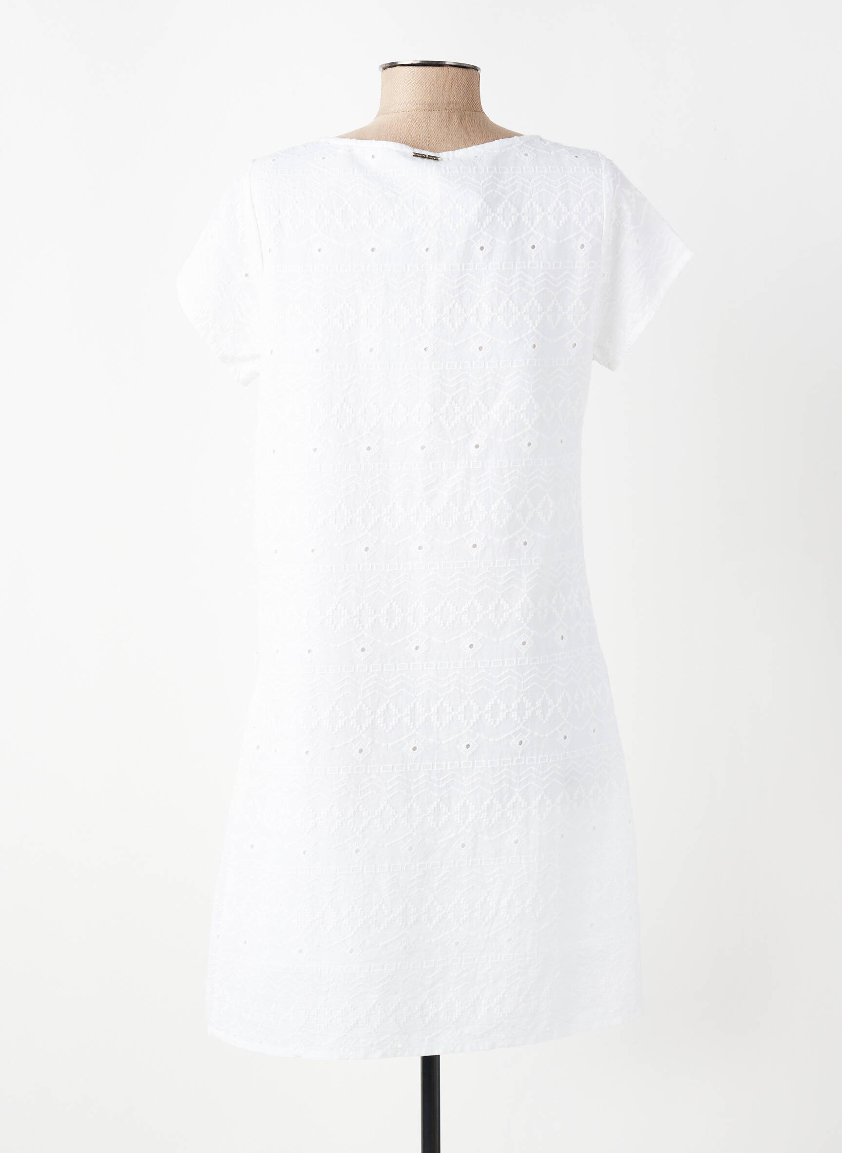 Rochie scurtă mâneci scurte mâneci scurte alb AGATHE & LOUISE femeie