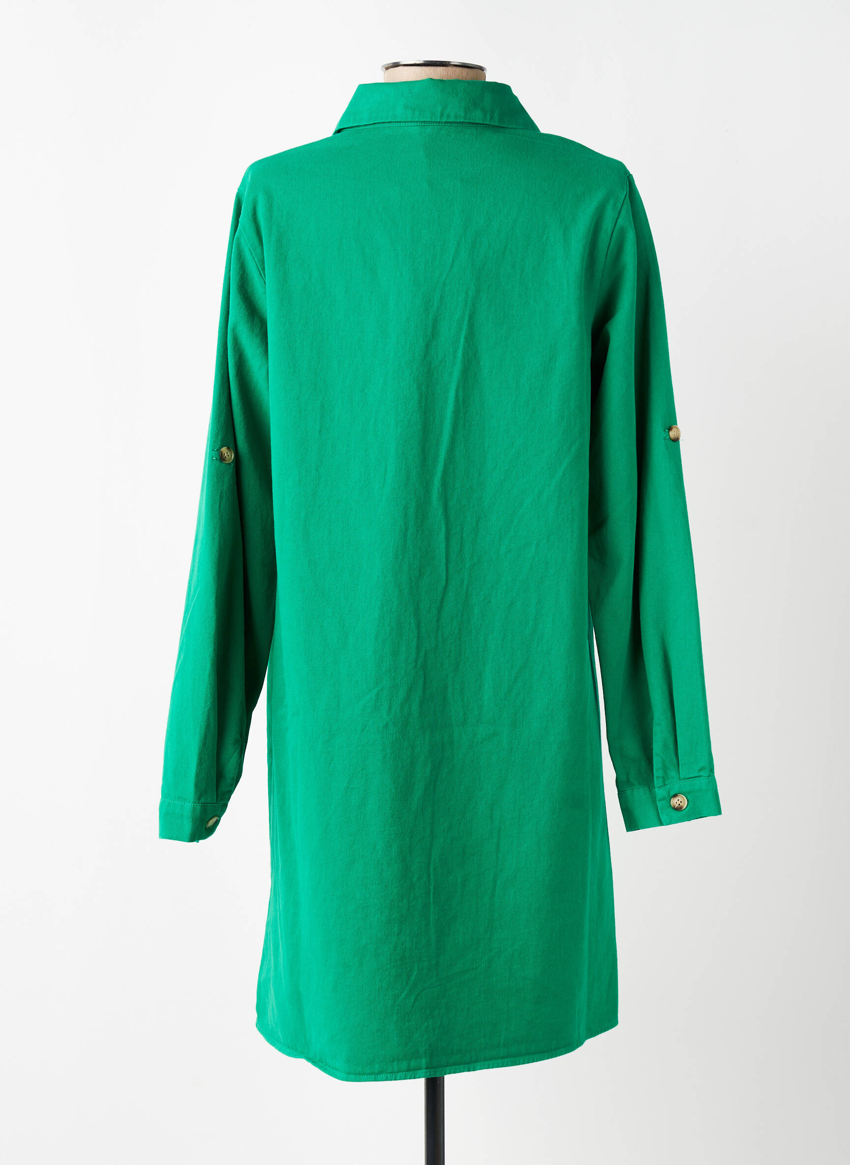 Rochie scurtă mâneci lungi mâneci lungi verde MAELLE femeie