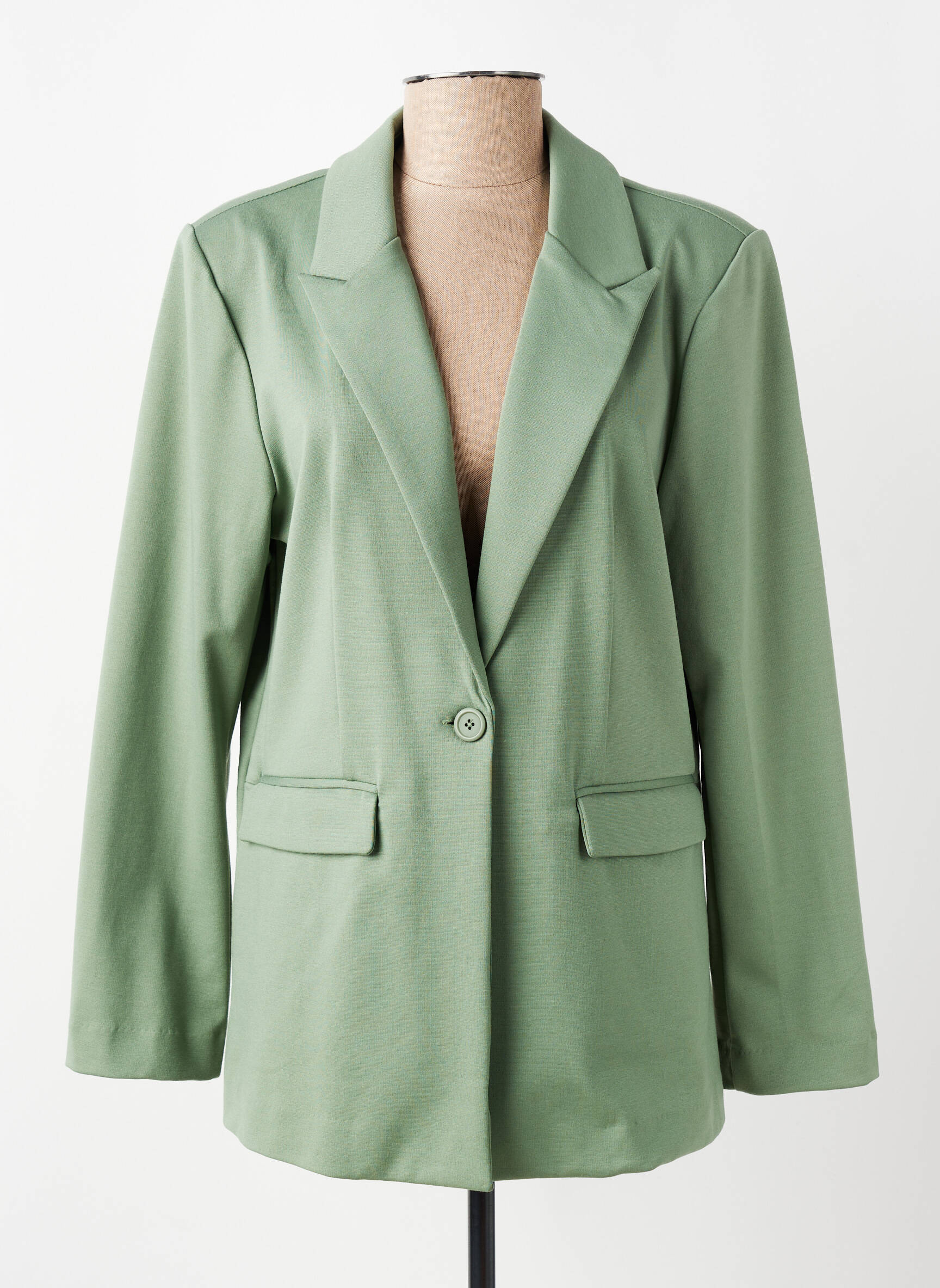 Sacou mâneci lungi verde B.YOUNG femeie