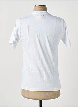 Tricou broderie mâneci scurte alb GWEN & BLACK bărbat