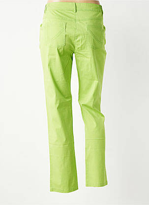 Pantalon drept elasticitate mărime normală verde AGATHE & LOUISE femeie